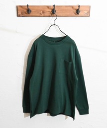 ポケット付きロングTシャツ
