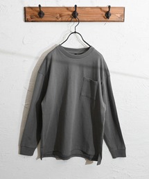 ポケット付きロングTシャツ