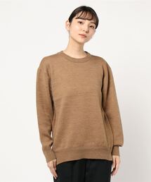 【Bl】Wフェイスクルーネックニット