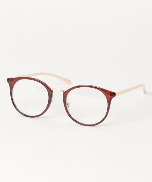 dictionary（ディクショナリー）の「【dictionary / ディクショナリー】 ボストン クリアレンズ アイウェア / 伊達メガネ（メガネ・メンズ・ブラック/ベージュ/ブラウン/クリア・FREE）」の14枚目の写真