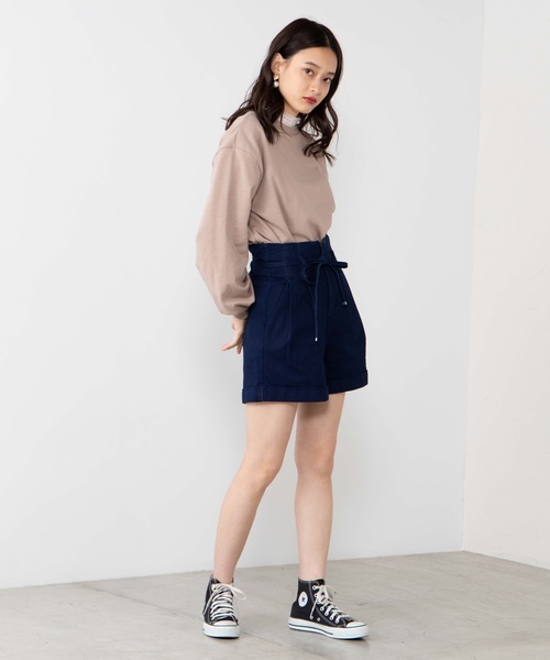 WEGO(ウィゴー)の「WEGO/シャーリングレーススウェット(スウェット・レディース・ブラック/ベージュ/パープル/アイボリー/ダークグリーン/ピンク/スミクロ・FREE)」の10枚目の写真