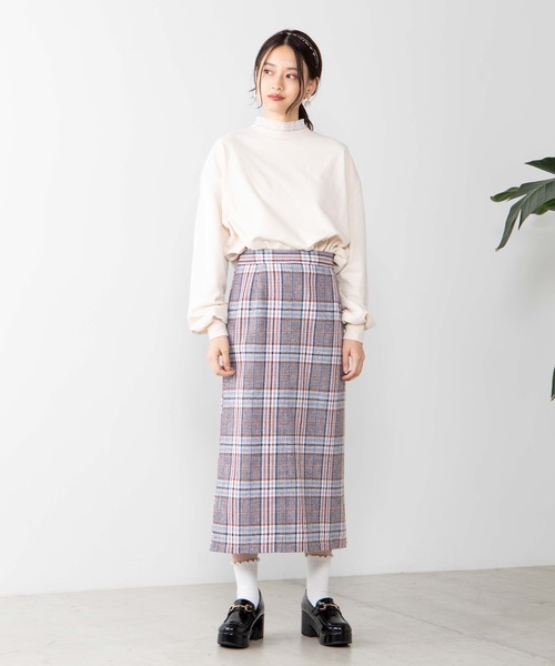 WEGO(ウィゴー)の「WEGO/シャーリングレーススウェット(スウェット・レディース・ブラック/ベージュ/パープル/アイボリー/ダークグリーン/ピンク/スミクロ・FREE)」の16枚目の写真