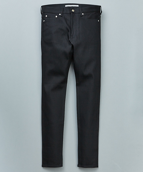 JOHN LAWRENCE SULLIVAN(ジョンローレンスサリバン)の「JOHN LAWRENCE SULLIVAN ストレッチテーパードデニム(デニムパンツ・メンズ・ブラック/ダークブルー/ホワイト・40/34/38/36)」の3枚目の写真