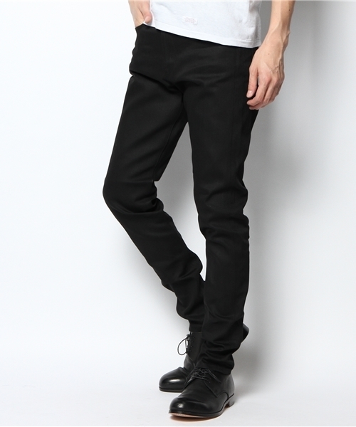 JOHN LAWRENCE SULLIVAN(ジョンローレンスサリバン)の「JOHN LAWRENCE SULLIVAN ストレッチテーパードデニム(デニムパンツ・メンズ・ブラック/ダークブルー/ホワイト・40/34/38/36)」の13枚目の写真