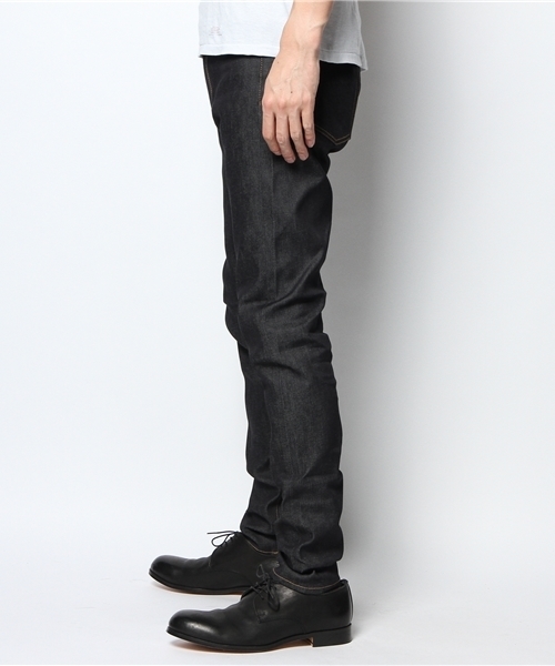 JOHN LAWRENCE SULLIVAN(ジョンローレンスサリバン)の「JOHN LAWRENCE SULLIVAN ストレッチテーパードデニム(デニムパンツ・メンズ・ブラック/ダークブルー/ホワイト・40/34/38/36)」の11枚目の写真