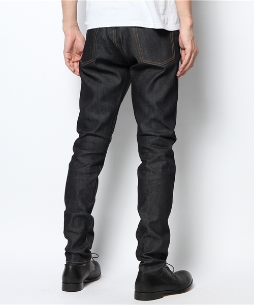 JOHN LAWRENCE SULLIVAN(ジョンローレンスサリバン)の「JOHN LAWRENCE SULLIVAN ストレッチテーパードデニム(デニムパンツ・メンズ・ブラック/ダークブルー/ホワイト・40/34/38/36)」の10枚目の写真