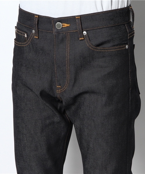 JOHN LAWRENCE SULLIVAN(ジョンローレンスサリバン)の「JOHN LAWRENCE SULLIVAN ストレッチテーパードデニム(デニムパンツ・メンズ・ブラック/ダークブルー/ホワイト・40/34/38/36)」の9枚目の写真