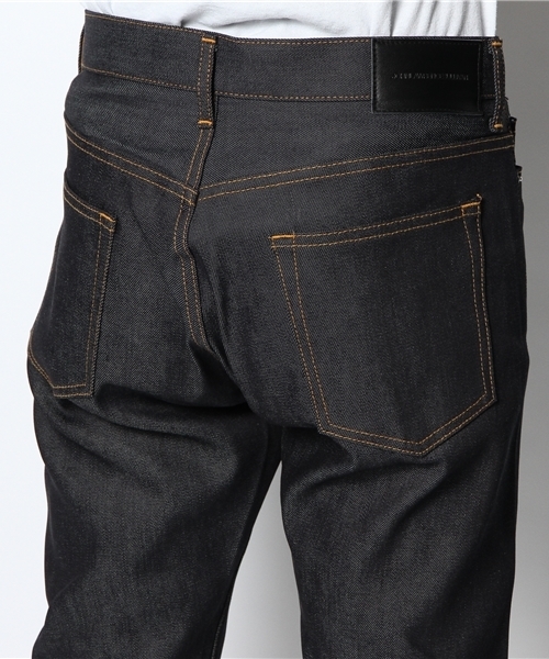 JOHN LAWRENCE SULLIVAN(ジョンローレンスサリバン)の「JOHN LAWRENCE SULLIVAN ストレッチテーパードデニム(デニムパンツ・メンズ・ブラック/ダークブルー/ホワイト・40/34/38/36)」の8枚目の写真