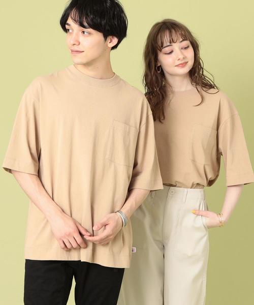 coen(コーエン)の「USAコットンヘビーウェイトビッグシルエットポケットTシャツ(一部WEB限定カラー)#(Tシャツ/カットソー・メンズ・オフホワイト/グレー/ブラック/その他/ベージュ/ネイビー/ダークブラウン/ライム/パープル/オレンジ/イエロー/ケリー・LARGE/SMALL/X-LARGE/MEDIUM)」の5枚目の写真