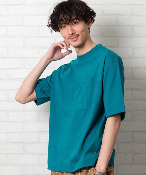 coen(コーエン)の「USAコットンヘビーウェイトビッグシルエットポケットTシャツ(一部WEB限定カラー)#(Tシャツ/カットソー・メンズ・オフホワイト/グレー/ブラック/その他/ベージュ/ネイビー/ダークブラウン/ライム/パープル/オレンジ/イエロー/ケリー・LARGE/SMALL/X-LARGE/MEDIUM)」の7枚目の写真