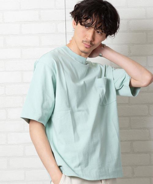 coen(コーエン)の「USAコットンヘビーウェイトビッグシルエットポケットTシャツ(一部WEB限定カラー)#(Tシャツ/カットソー・メンズ・オフホワイト/グレー/ブラック/その他/ベージュ/ネイビー/ダークブラウン/ライム/パープル/オレンジ/イエロー/ケリー・LARGE/SMALL/X-LARGE/MEDIUM)」の6枚目の写真