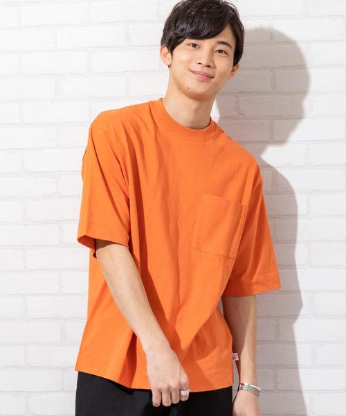 coen(コーエン)の「USAコットンヘビーウェイトビッグシルエットポケットTシャツ(一部WEB限定カラー)#(Tシャツ/カットソー・メンズ・オフホワイト/グレー/ブラック/その他/ベージュ/ネイビー/ダークブラウン/ライム/パープル/オレンジ/イエロー/ケリー・LARGE/SMALL/X-LARGE/MEDIUM)」の11枚目の写真