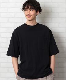 coen | USAコットンヘビーウェイトビッグシルエットポケットTシャツ(一部WEB限定カラー)#(Tシャツ/カットソー)