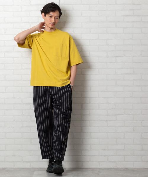 coen(コーエン)の「USAコットンヘビーウェイトビッグシルエットポケットTシャツ(一部WEB限定カラー)#(Tシャツ/カットソー・メンズ・オフホワイト/グレー/ブラック/その他/ベージュ/ネイビー/ダークブラウン/ライム/パープル/オレンジ/イエロー/ケリー・LARGE/SMALL/X-LARGE/MEDIUM)」の21枚目の写真