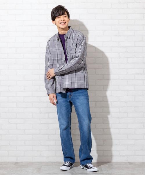 coen(コーエン)の「USAコットンヘビーウェイトビッグシルエットポケットTシャツ(一部WEB限定カラー)#(Tシャツ/カットソー・メンズ・オフホワイト/グレー/ブラック/その他/ベージュ/ネイビー/ダークブラウン/ライム/パープル/オレンジ/イエロー/ケリー・LARGE/SMALL/X-LARGE/MEDIUM)」の20枚目の写真