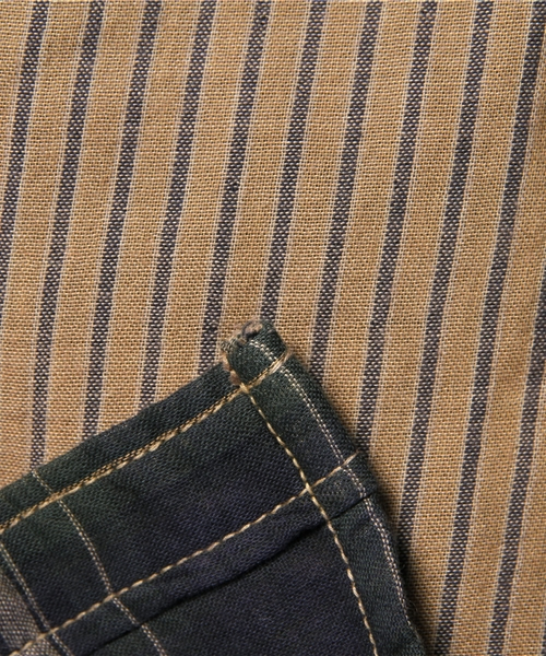 goa(ゴア)の「オーバーダイダブルガーゼチェック リバーシブルシャツ(シャツ/ブラウス・レディース・ブラック/ベージュ/グリーン/ブルー/レッド・FREE)」の12枚目の写真