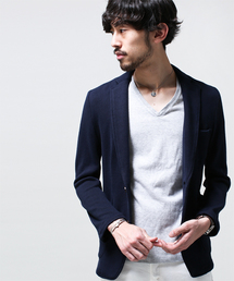 NANO universe | 天竺編みJK(テーラードジャケット)