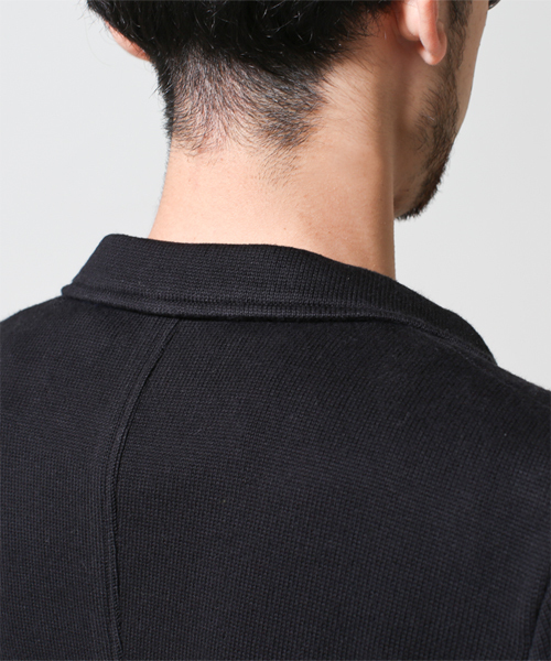 NANO universe(ナノユニバース)の「天竺編みJK(テーラードジャケット・メンズ・ブラック/チャコール/ベージュ/ネイビー・MEDIUM/X-LARGE/SMALL/LARGE)」の10枚目の写真