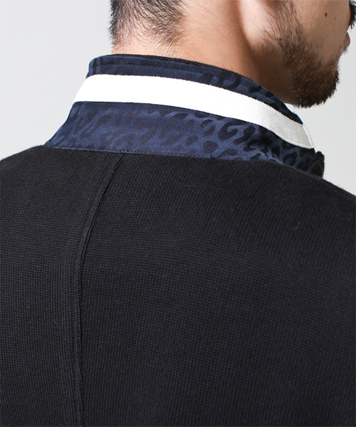 NANO universe(ナノユニバース)の「天竺編みJK(テーラードジャケット・メンズ・ブラック/チャコール/ベージュ/ネイビー・MEDIUM/X-LARGE/SMALL/LARGE)」の11枚目の写真