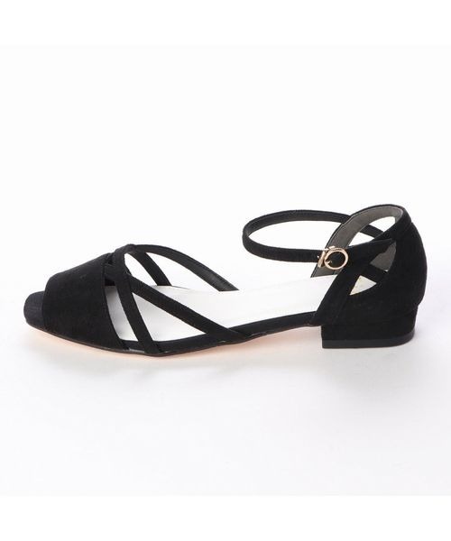 Fin（フィン）の「カッティングフラットサンダル（サンダル・レディース・アイボリー/ブラック/ピンク/ベージュ/シルバー・22.5cm/23cm/23.5cm/24cm/24.5cm/25cm）」の6枚目の写真