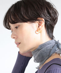 Ray BEAMS | Ray BEAMS / 18mm フープ イヤリング(イヤリング)