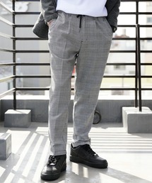 ８(eight) | チェックアンクルテーパードパンツ(チノパンツ)