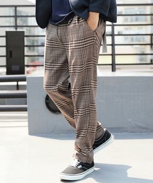 ８(eight) | チェックアンクルテーパードパンツ(チノパンツ)