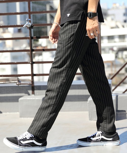 ８(eight)（エイト）の「チェックアンクルテーパードパンツ（チノパンツ・メンズ・ブラック/ベージュ/ブラウン/グレー/グレー系その他/ブラック系その他/ブラウン系その他/ネイビー・MEDIUM/LARGE/X-LARGE）」の13枚目の写真