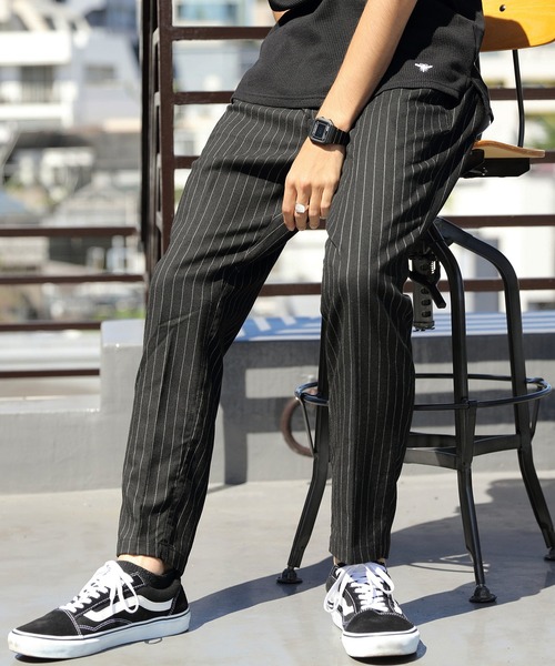 ８(eight)（エイト）の「チェックアンクルテーパードパンツ（チノパンツ・メンズ・ブラック/ベージュ/ブラウン/グレー/グレー系その他/ブラック系その他/ブラウン系その他/ネイビー・MEDIUM/LARGE/X-LARGE）」の14枚目の写真