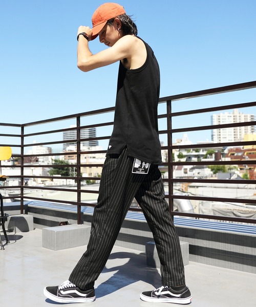 ８(eight)（エイト）の「チェックアンクルテーパードパンツ（チノパンツ・メンズ・ブラック/ベージュ/ブラウン/グレー/グレー系その他/ブラック系その他/ブラウン系その他/ネイビー・MEDIUM/LARGE/X-LARGE）」の15枚目の写真