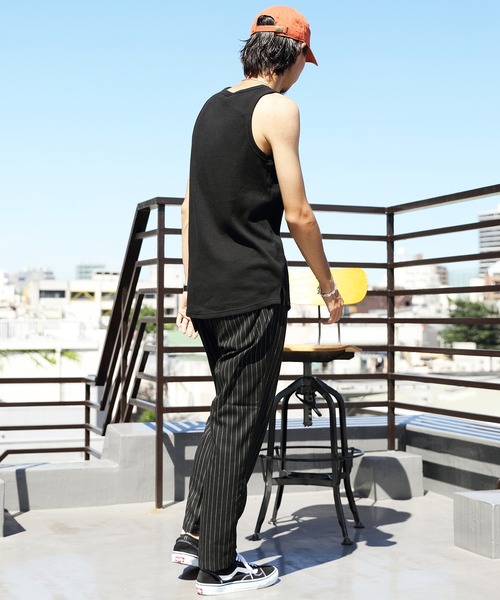 ８(eight)（エイト）の「チェックアンクルテーパードパンツ（チノパンツ・メンズ・ブラック/ベージュ/ブラウン/グレー/グレー系その他/ブラック系その他/ブラウン系その他/ネイビー・MEDIUM/LARGE/X-LARGE）」の17枚目の写真