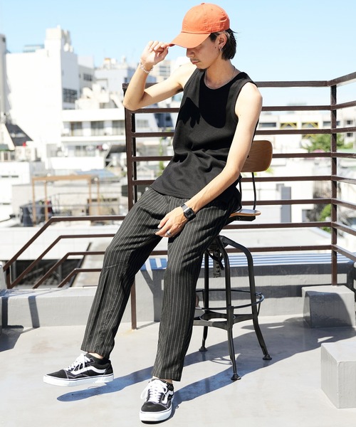 ８(eight)（エイト）の「チェックアンクルテーパードパンツ（チノパンツ・メンズ・ブラック/ベージュ/ブラウン/グレー/グレー系その他/ブラック系その他/ブラウン系その他/ネイビー・MEDIUM/LARGE/X-LARGE）」の20枚目の写真