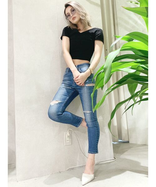 ｄｉａ♡デニムショーパン GYDA（ジェイダ）の「ワンウォッシュH/Wデニムショーパン