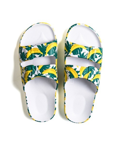 FREEDOM MOSES（フリーダム モーゼ）の「「FREEDOM MOSES / フリーダムモーゼ」サンダル リミテッドエディション（サンダル・レディース・アクア/カラフル/レインボー/ブラック×グリーン/イエロー×グリーン/ホワイト×ブラック・S/XXL/XL/L/XS/M）」の5枚目の写真