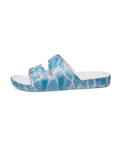 FREEDOM MOSES（フリーダム モーゼ）の「「FREEDOM MOSES / フリーダムモーゼ」サンダル リミテッドエディション（サンダル・レディース・アクア/カラフル/レインボー/ブラック×グリーン/イエロー×グリーン/ホワイト×ブラック・S/XXL/XL/L/XS/M）」の21枚目の写真