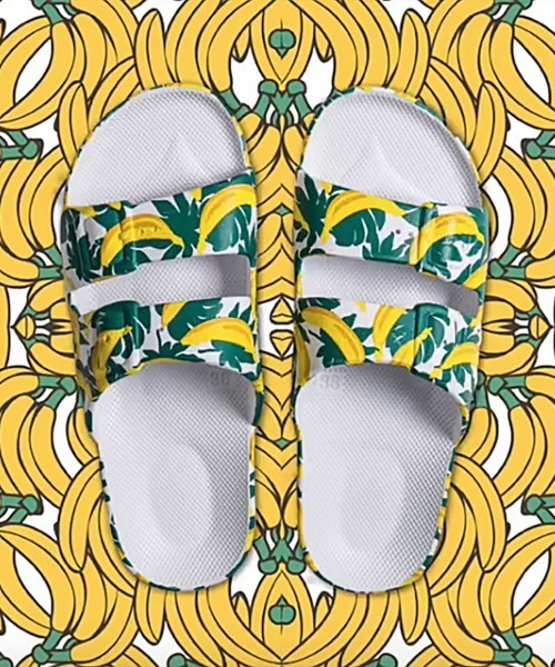 FREEDOM MOSES（フリーダム モーゼ）の「「FREEDOM MOSES / フリーダムモーゼ」サンダル リミテッドエディション（サンダル・レディース・アクア/カラフル/レインボー/ブラック×グリーン/イエロー×グリーン/ホワイト×ブラック・S/XXL/XL/L/XS/M）」の10枚目の写真