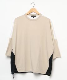 PLACE PLAN | TCスムース パネルスイッチ ビッグシルエット Tシャツ(Tシャツ/カットソー)