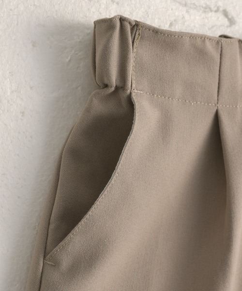 classicalelf（クラシカルエルフ）の「キッズ タック入りウエストゴム無地テーパードパンツ(フルレングス)（その他パンツ・キッズ・グリーン/ライトベージュ/ブラック/ベージュ・140/130/150）」の12枚目の写真