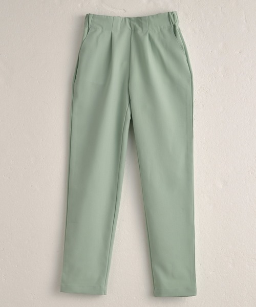 classicalelf（クラシカルエルフ）の「キッズ タック入りウエストゴム無地テーパードパンツ(フルレングス)（その他パンツ・キッズ・グリーン/ライトベージュ/ブラック/ベージュ・140/130/150）」の16枚目の写真