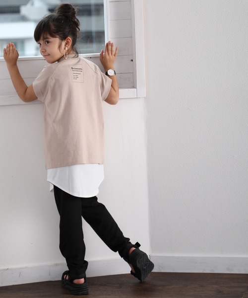 classicalelf（クラシカルエルフ）の「キッズ タック入りウエストゴム無地テーパードパンツ(フルレングス)（その他パンツ・キッズ・グリーン/ライトベージュ/ブラック/ベージュ・140/130/150）」の21枚目の写真