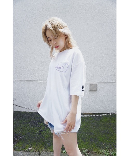 FIG&VIPER(フィグアンドバイパー)の「CHOOPコラボBIG-T(Tシャツ/カットソー・レディース・ホワイト/ブラック・FREE)」の8枚目の写真