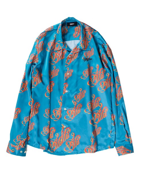 MYne（マイン）の「【MYne】MONOGRAM L/S SHIRTS/G05SH163（シャツ/ブラウス・メンズ・サックスブルー/ブラック・MEDIUM/SMALL）」の5枚目の写真