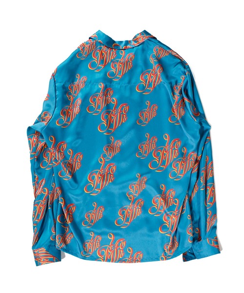 MYne（マイン）の「【MYne】MONOGRAM L/S SHIRTS/G05SH163（シャツ/ブラウス・メンズ・サックスブルー/ブラック・MEDIUM/SMALL）」の4枚目の写真