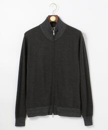 【CASH WOOL】フルジップカーディガン