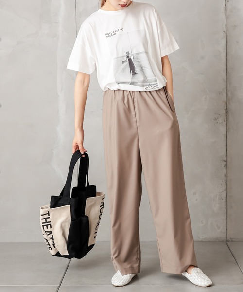 PUAL CE CIN（ピュアルセシン）の「フォトプリントT（Tシャツ/カットソー・レディース・グレー/レッド/オフホワイト/グレー系その他・FREE）」の17枚目の写真