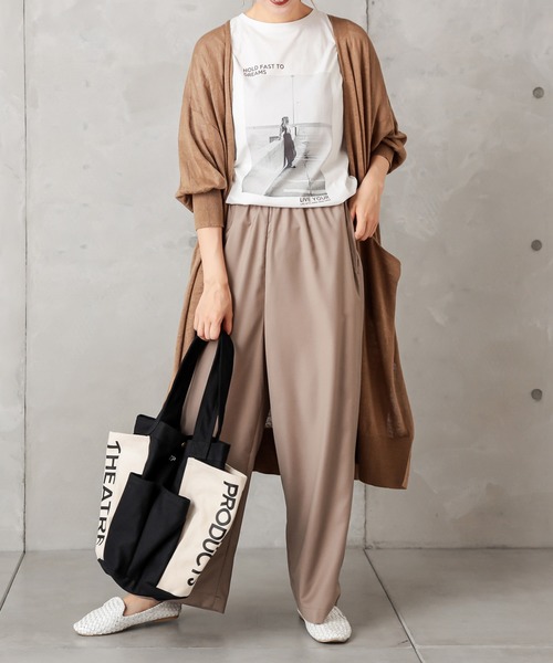 PUAL CE CIN（ピュアルセシン）の「フォトプリントT（Tシャツ/カットソー・レディース・グレー/レッド/オフホワイト/グレー系その他・FREE）」の14枚目の写真