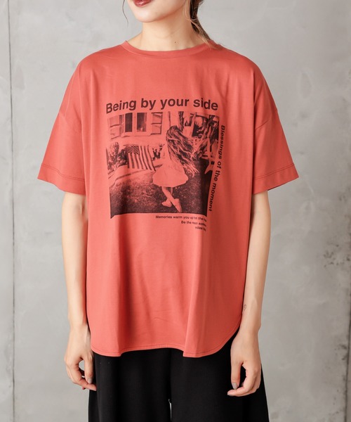 PUAL CE CIN（ピュアルセシン）の「フォトプリントT（Tシャツ/カットソー・レディース・グレー/レッド/オフホワイト/グレー系その他・FREE）」の19枚目の写真