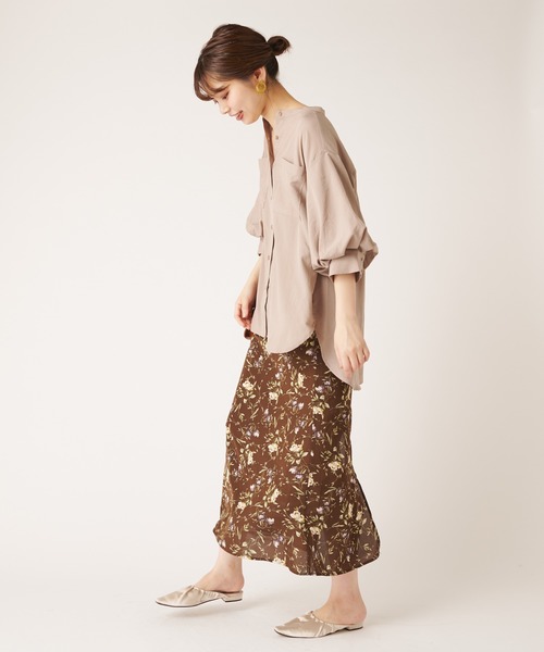 natural couture(ナチュラルクチュール)の「たっぷりボリューム袖ブラウス(シャツ/ブラウス・レディース・オフホワイト/ブルーグレー/モカ/その他1・FREE)」の11枚目の写真