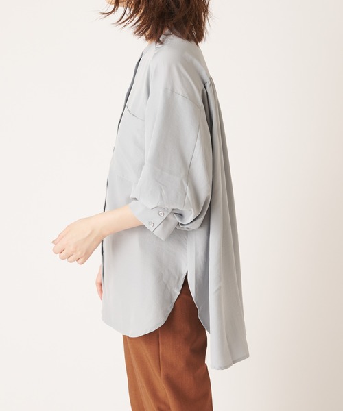 natural couture(ナチュラルクチュール)の「たっぷりボリューム袖ブラウス(シャツ/ブラウス・レディース・オフホワイト/ブルーグレー/モカ/その他1・FREE)」の19枚目の写真