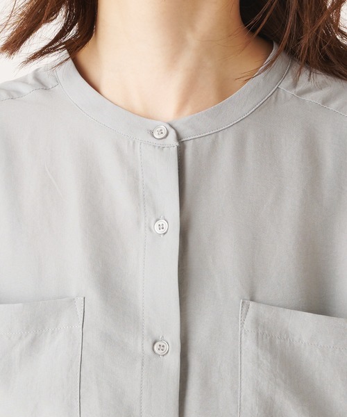 natural couture(ナチュラルクチュール)の「たっぷりボリューム袖ブラウス(シャツ/ブラウス・レディース・オフホワイト/ブルーグレー/モカ/その他1・FREE)」の21枚目の写真